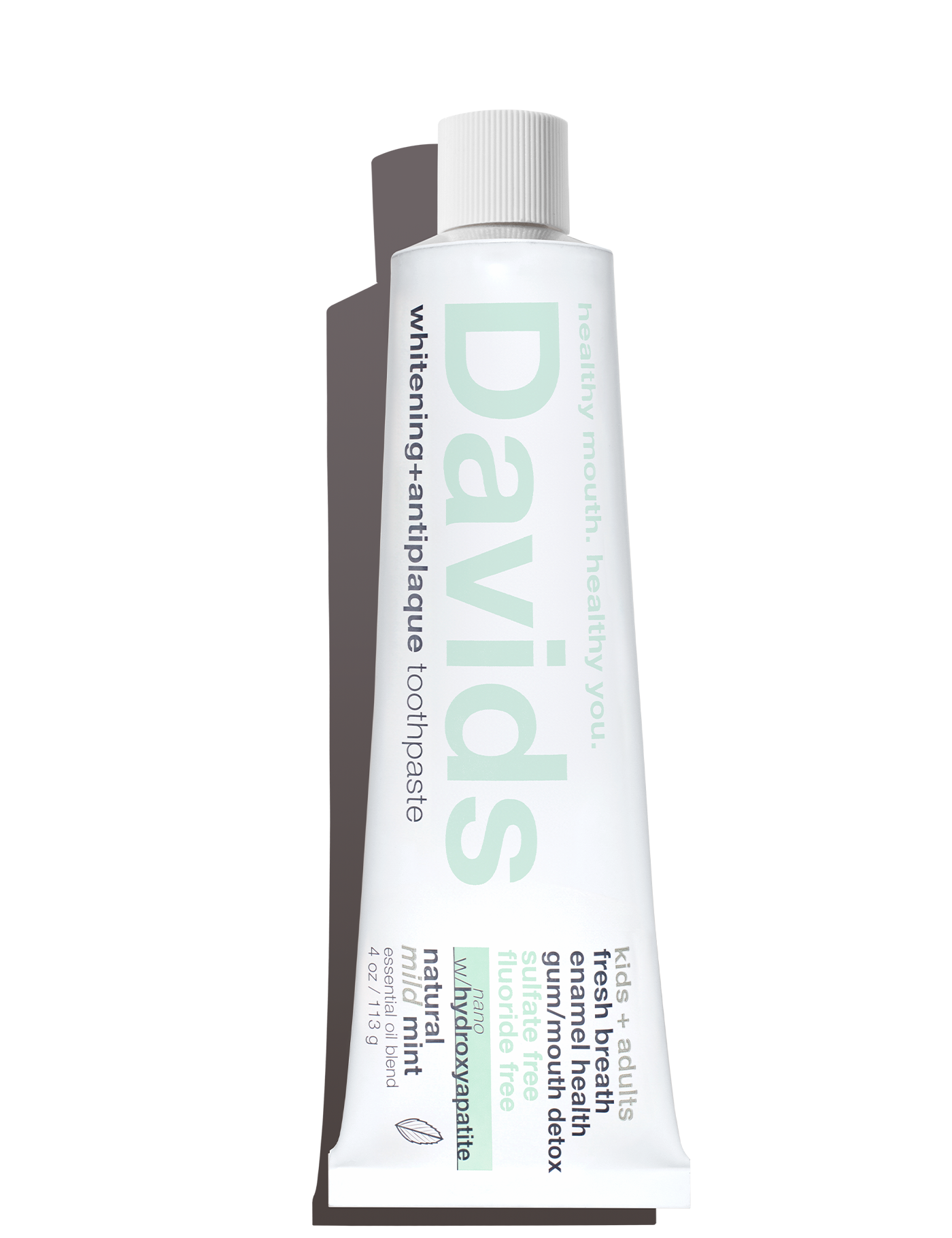 Davids Kids + Adults Premium Mild Mint Toothpaste