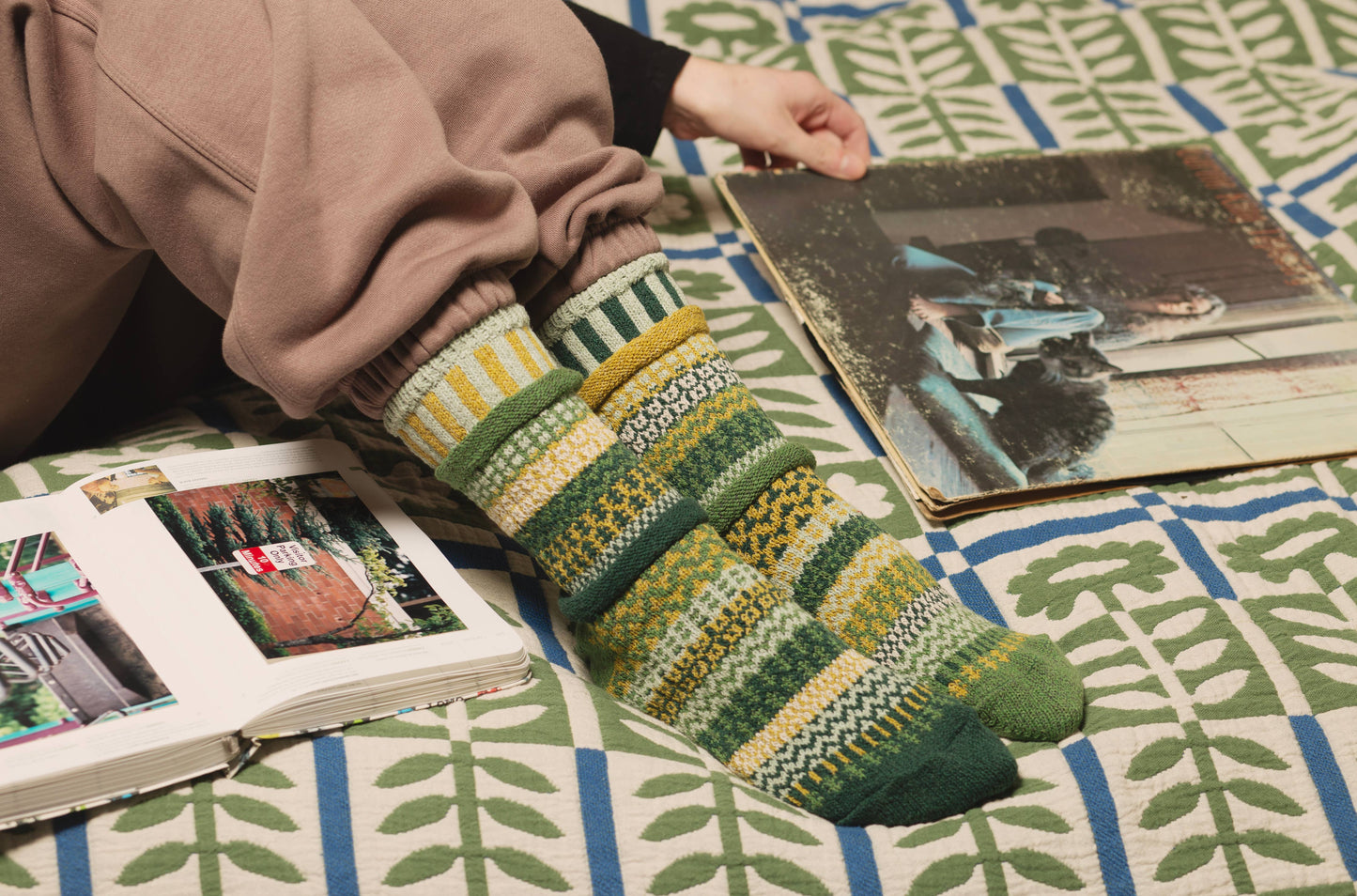 Solmate Fiddlehead Crew Socks