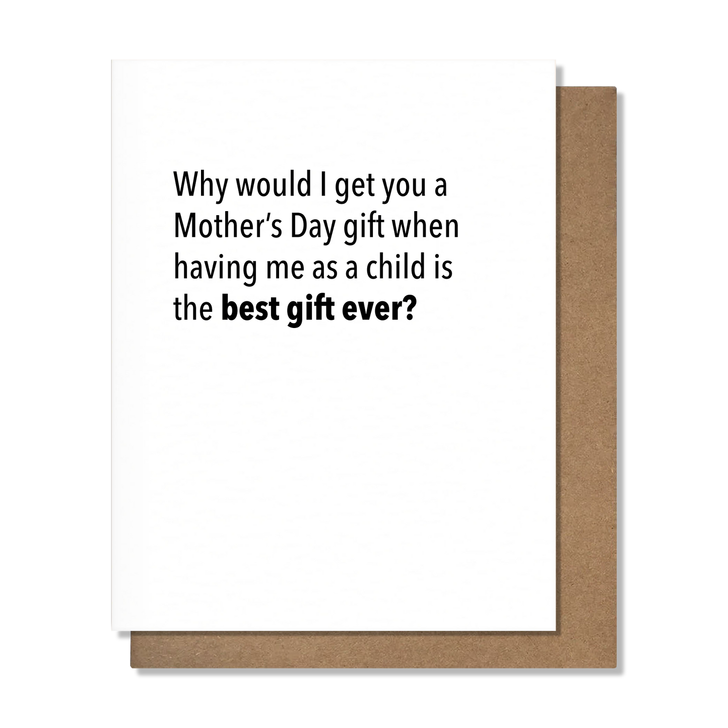 Me As A Child - Mother's Day Card