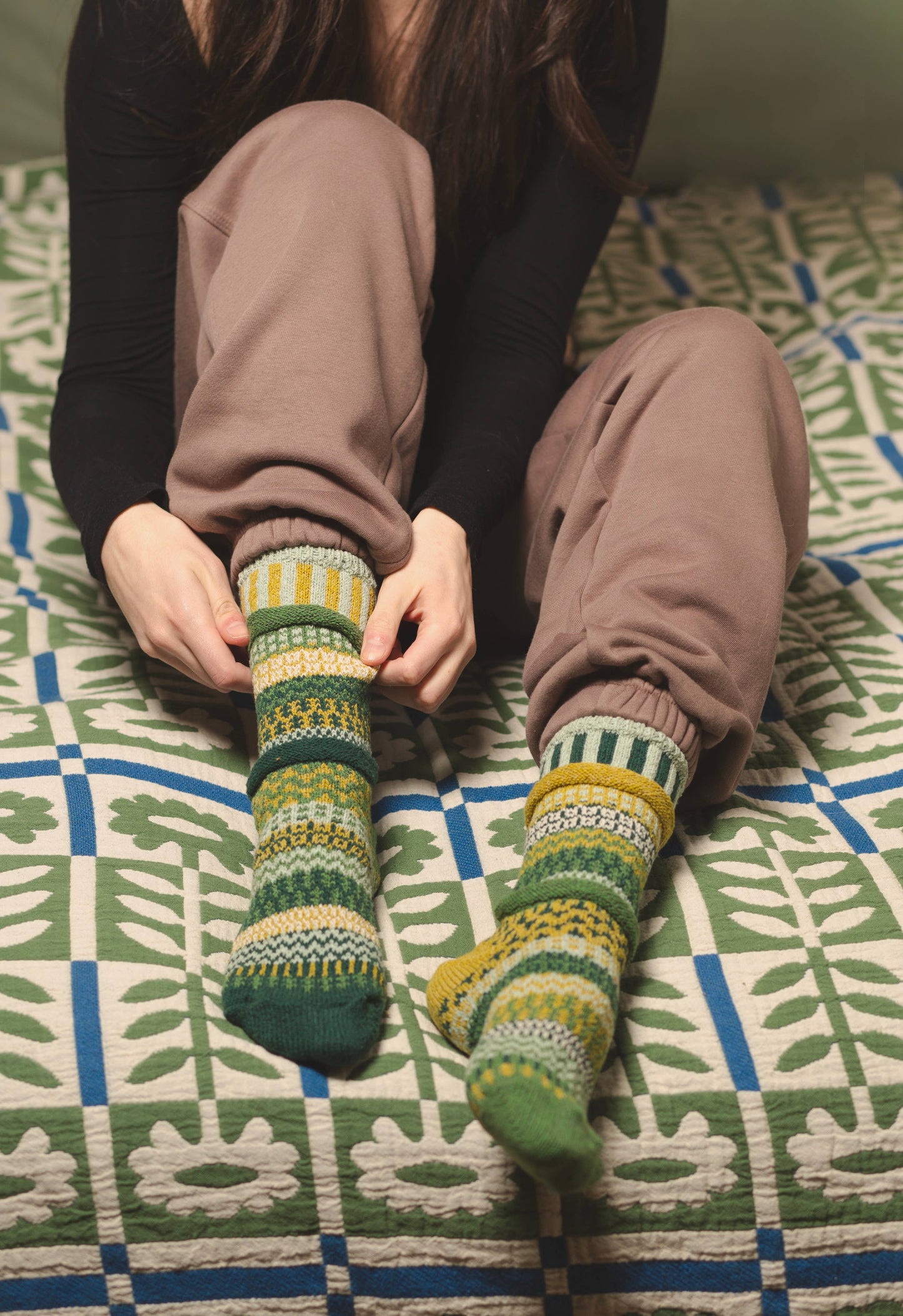 Solmate Fiddlehead Crew Socks