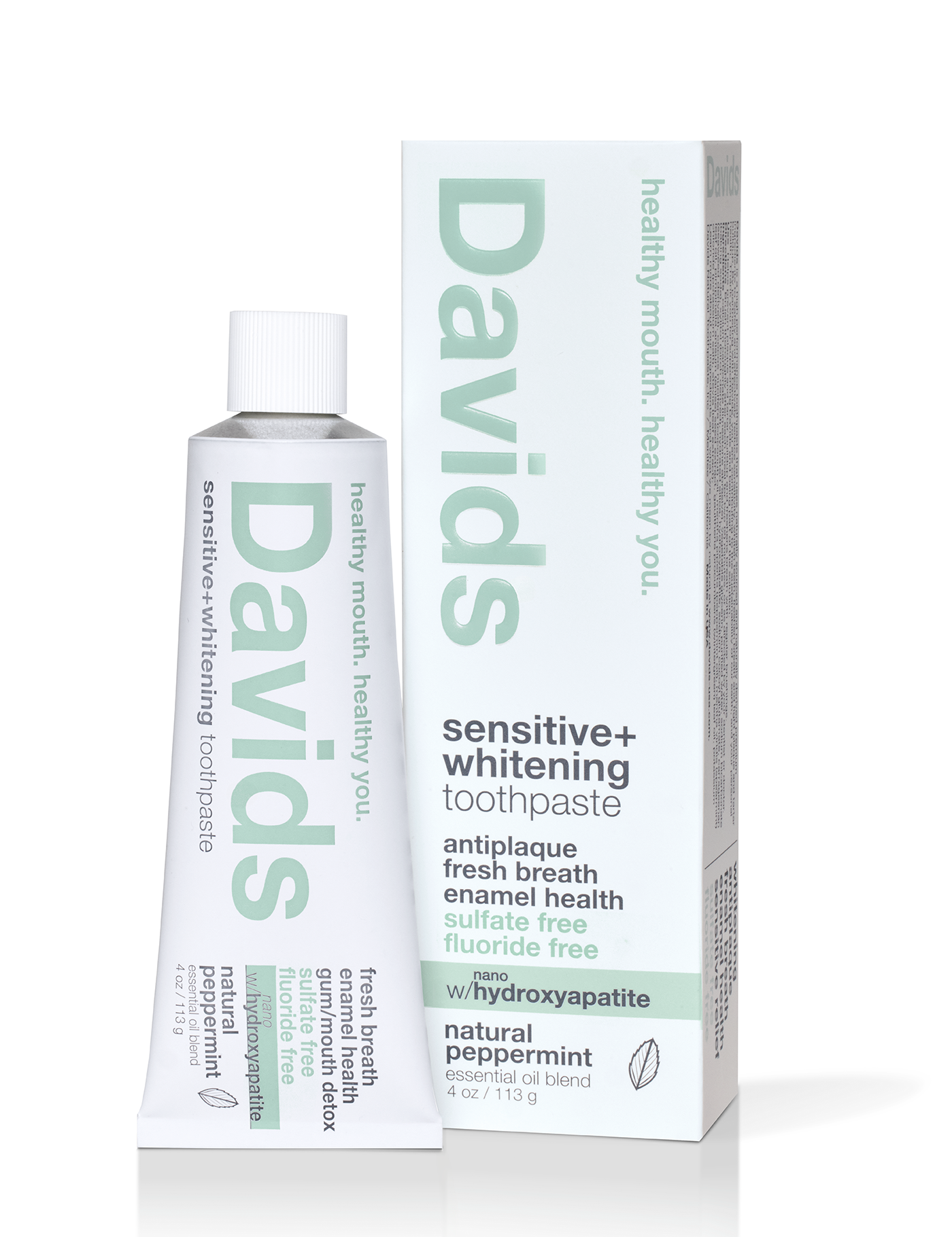 David's Sensitive+Whitening Peppermint Toothpaste