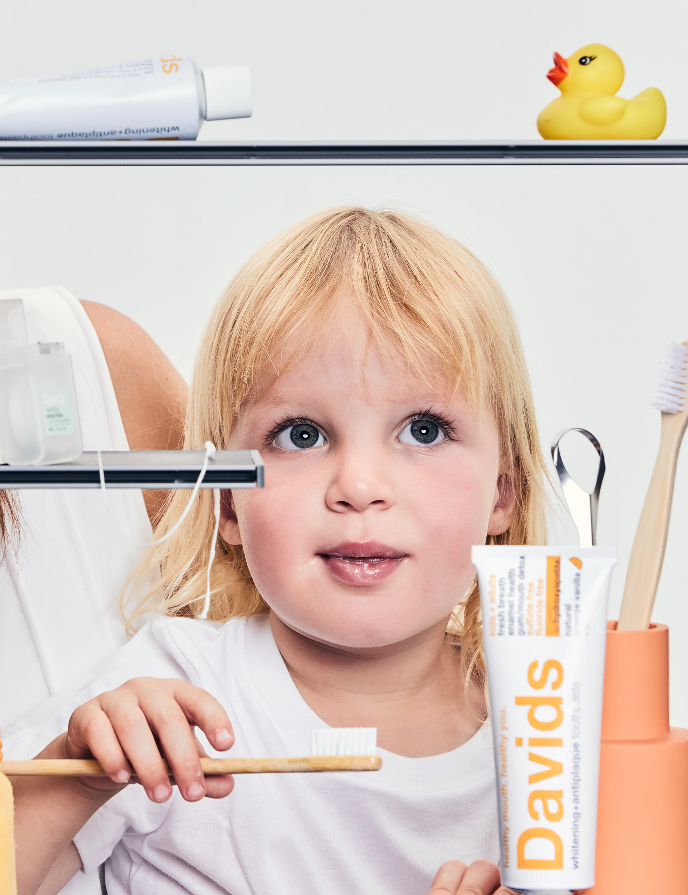 Davids Kids + Adults Premium Orange Vanilla Toothpaste