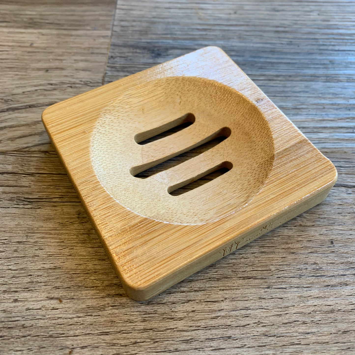 Square Bamboo Soap Dish