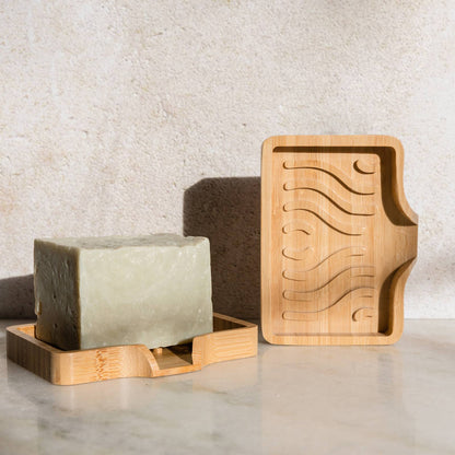 The Narrows Self Draining Bamboo Soap Dish