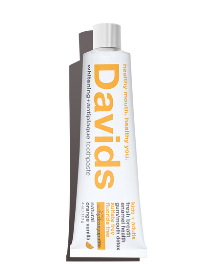 Davids Kids + Adults Premium Orange Vanilla Toothpaste