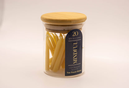 Beeswax Candle Set: Mindful (Set of 20)