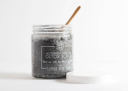 Activated Charcoal Detox Salt Scrub