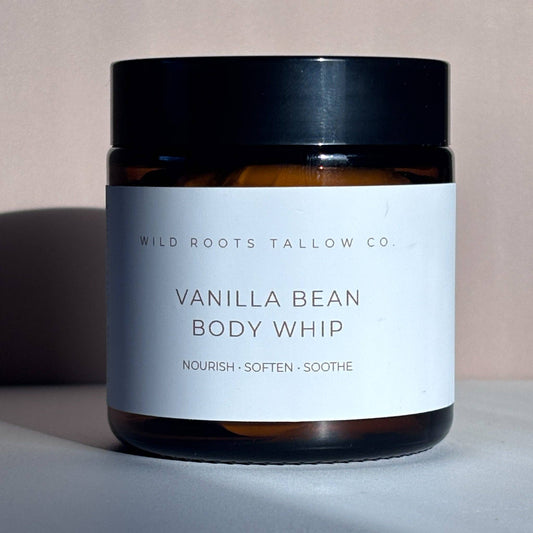 Vanilla Bean Infused Tallow Body Whip | ESSENTIAL OIL FREE