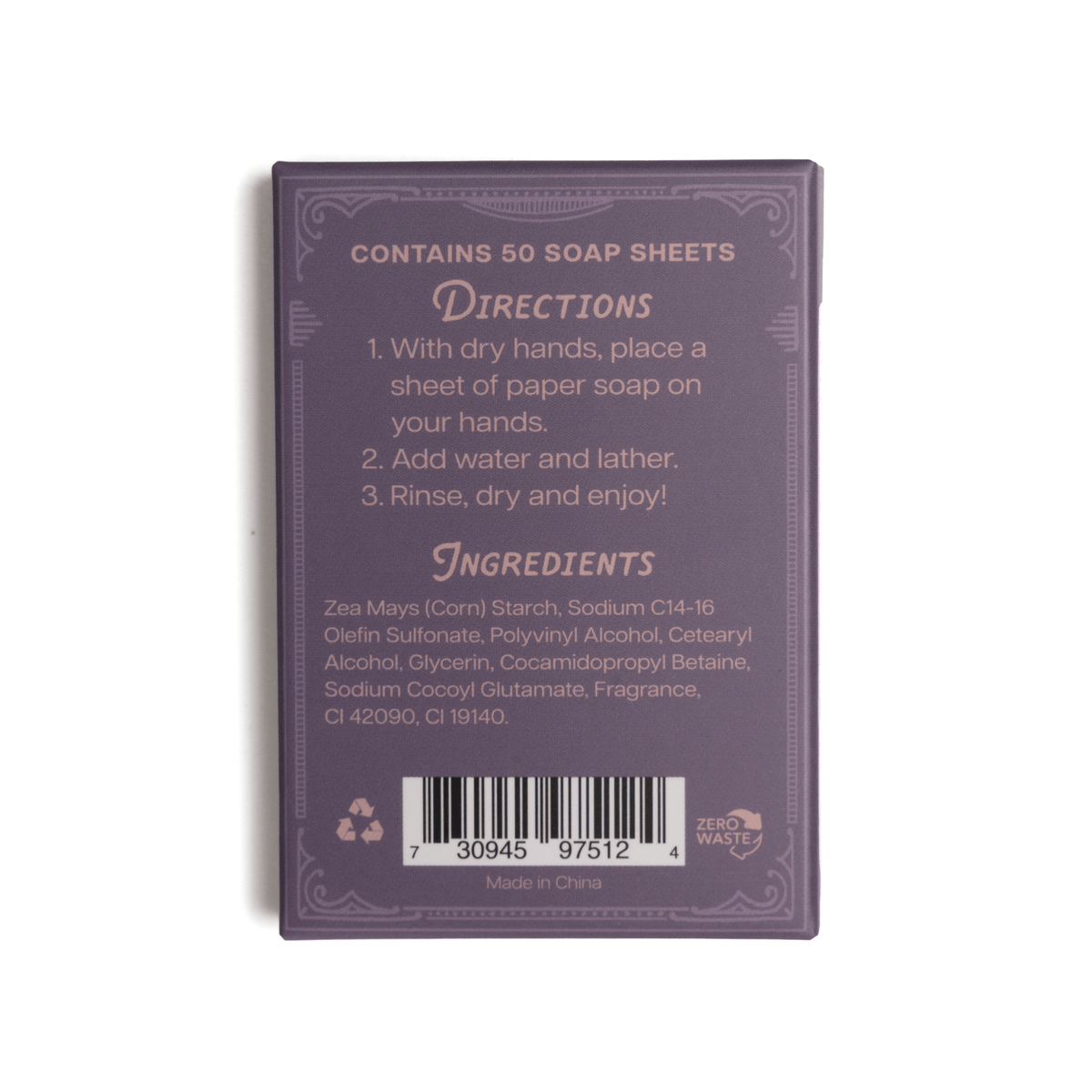 Paper Soap – Lavender + Fir
