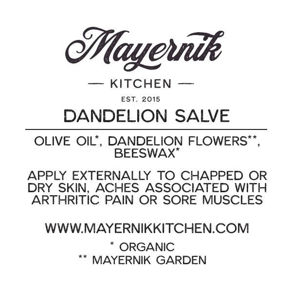 Dandelion Salve