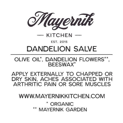 Dandelion Salve