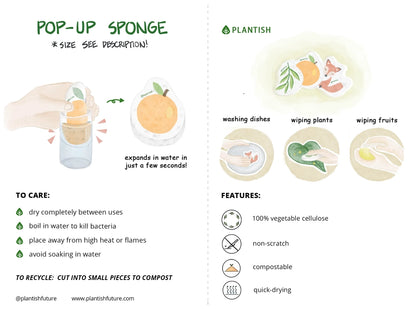 Pop-up Sponges