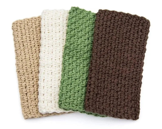 100% Organic Reusable Dish Cloths