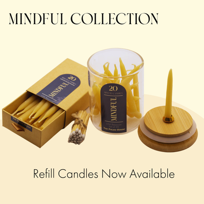 Beeswax Candle Set: Mindful (Set of 20)