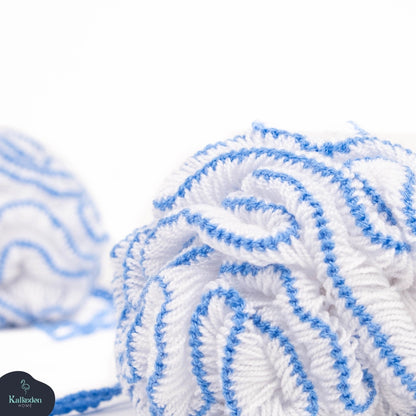 Organic Cotton Shower Pouf | Exfoliating Body Loofah