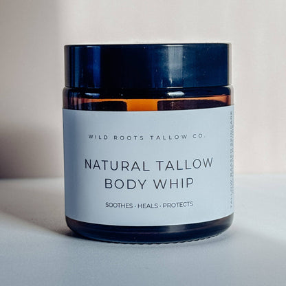 Natural Unscented Grass Fed Tallow Whip | ESSENTIAL OIL FREE