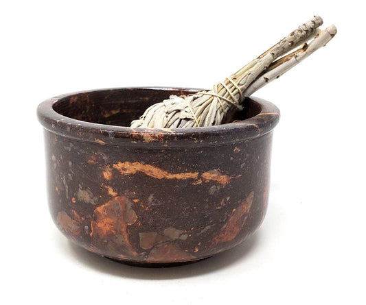 Smudge Pot - Soapstone Smudging Bowl