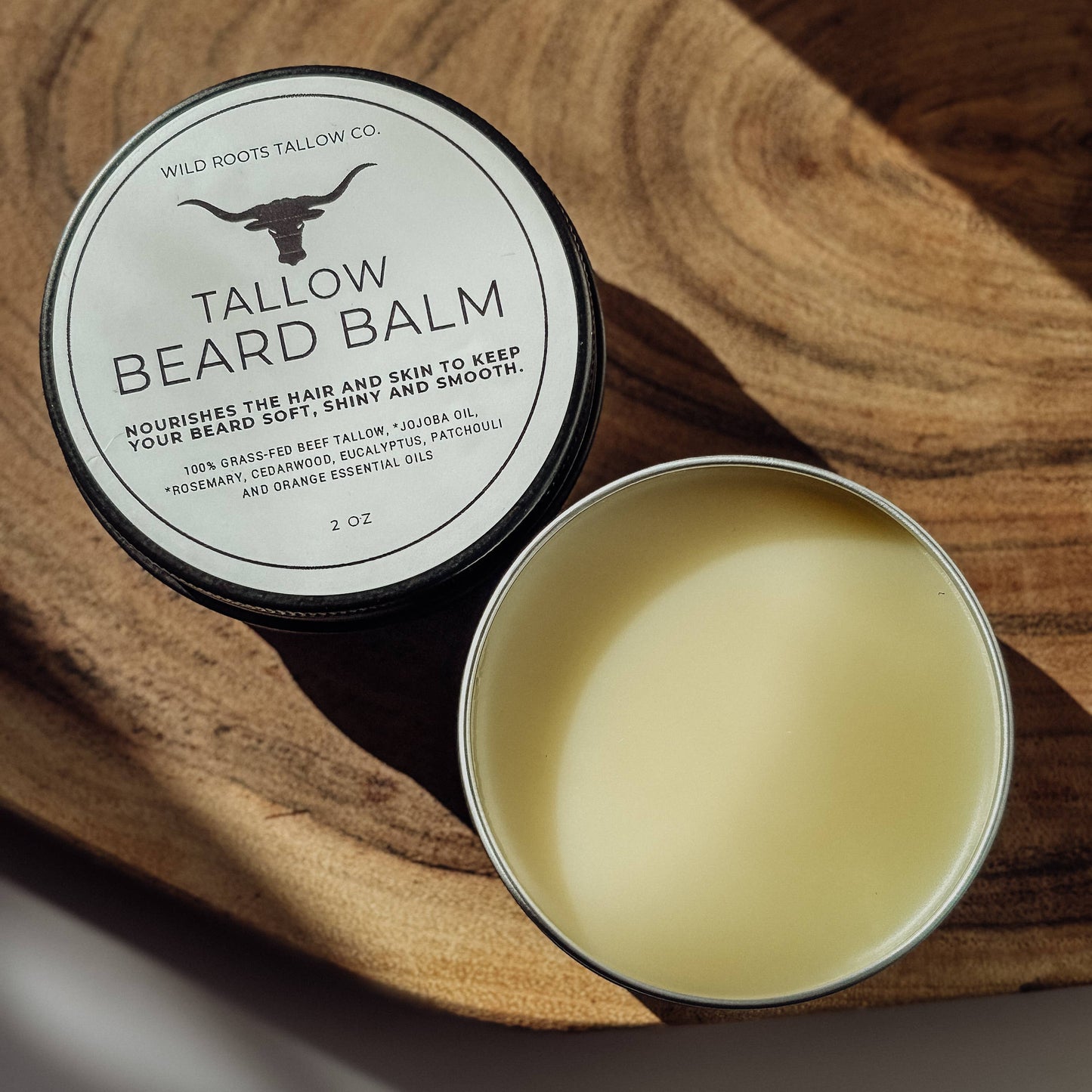 Tallow Beard Balm for Conditioning & Growth