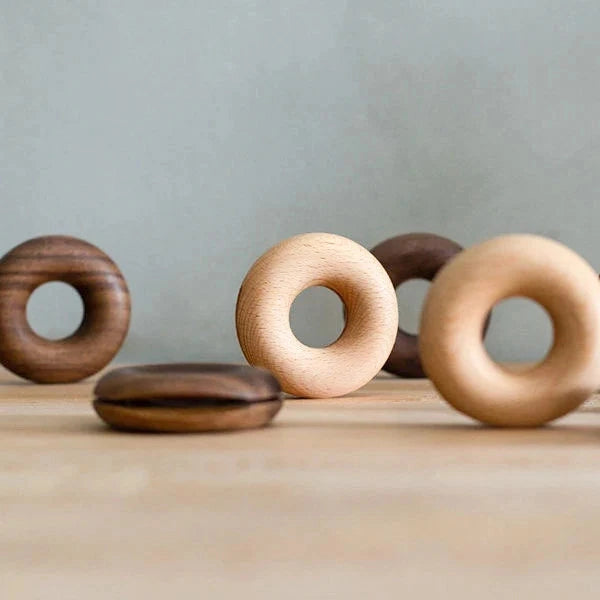 Wooden Donut Bag Clips - Eco Friendly Plastic Free