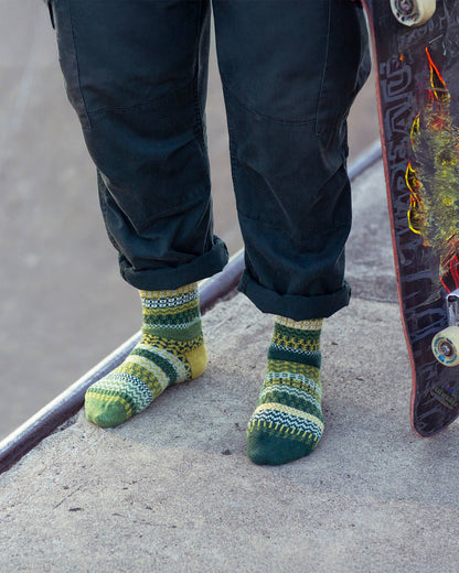 Solmate Fiddlehead Crew Socks
