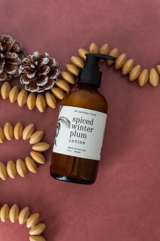 Spiced Winter Plum Lotion 8 oz